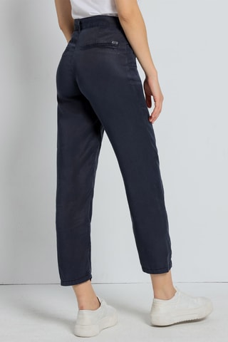 Pantaloni a vita alta - Blu