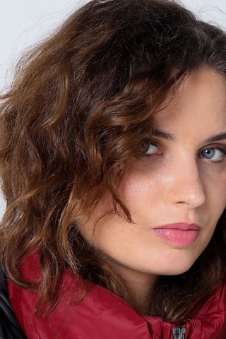 Piumino con cappuccio - Blu