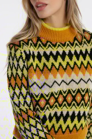 Maglia - Giallo e arancione