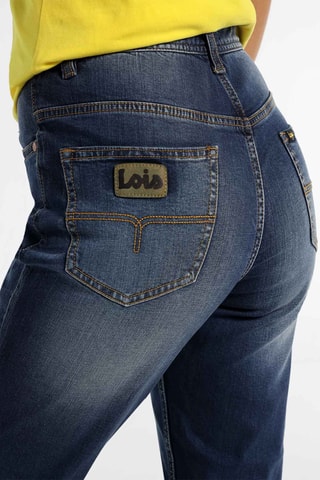 Pantaloni capri in jeans - Blu