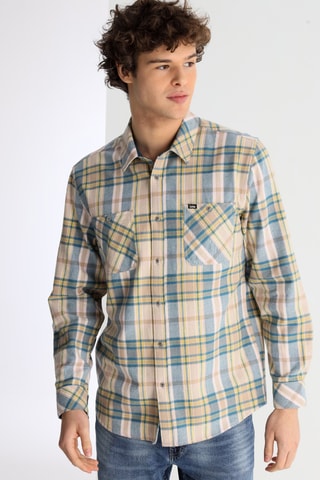 Camicia - Azzurro e beige