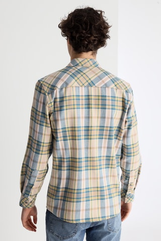 Camicia - Azzurro e beige