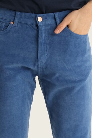 Pantaloni in velluto - Blu