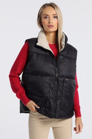 Piumino senza maniche - Nero