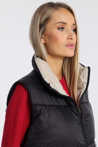 Piumino senza maniche - Nero