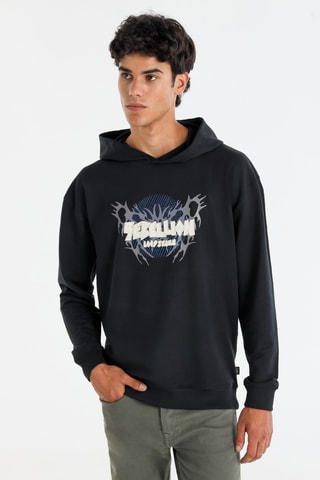 Sweat com capuz - Preto