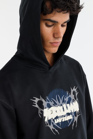 Sweat com capuz - Preto