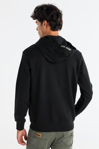 Sweat com capuz - Preto