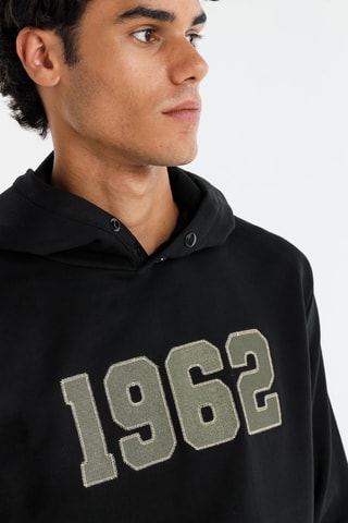 Sweat com capuz - Preto