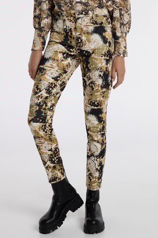 Jeans - Beige e nero