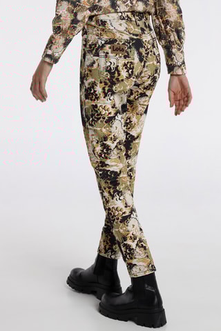 Jeans - Beige e nero