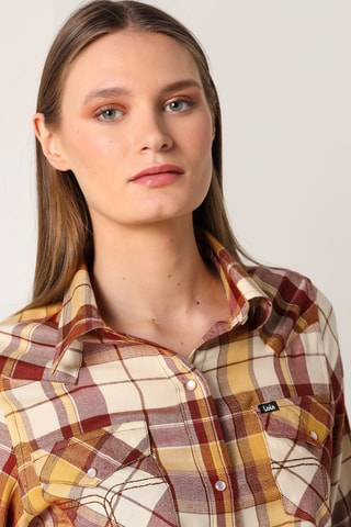 Camicia - Giallo e marrone