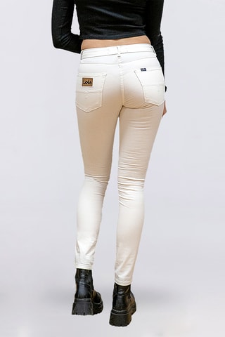 Jeans a vita alta - Bianco