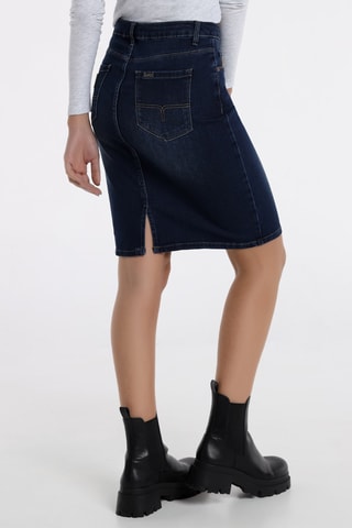 Gonna in jeans - Grigio