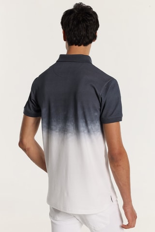 Polo dip and dye - Azul