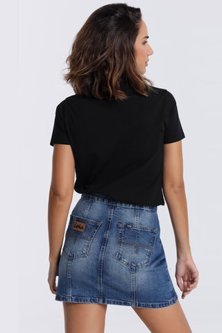 Minigonna in jeans - Blu