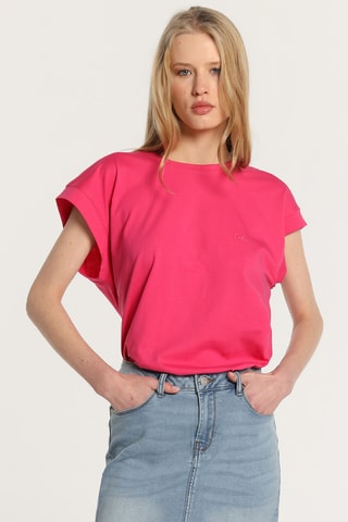 Gonna taglio dritto in jeans - Blu