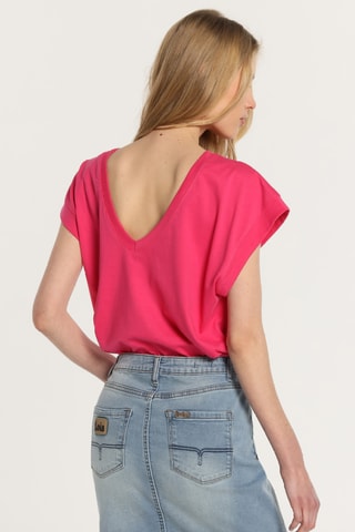 Gonna taglio dritto in jeans - Blu