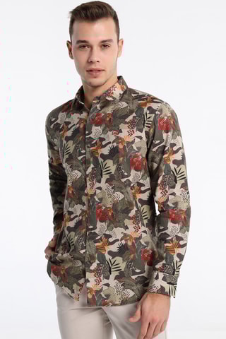 Camisa em linho - Multicor