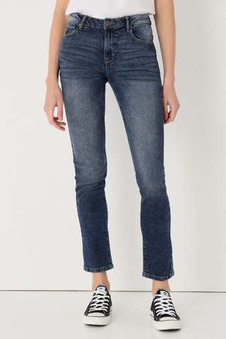 Jeans a vita alta - Blu