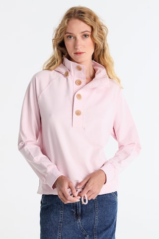 Sweat com capuz - Rosa