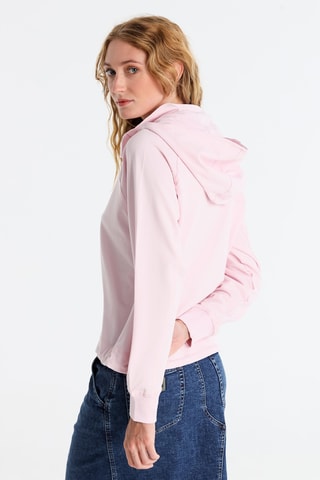 Sweat com capuz - Rosa