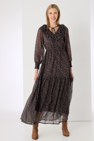 Abito lungo - Blu scuro