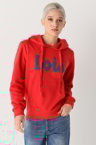 Sweat com capuz - Rosa