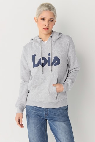 Sweat com capuz - Cinzento