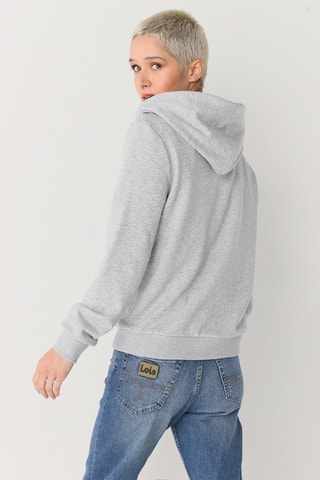 Sweat com capuz - Cinzento