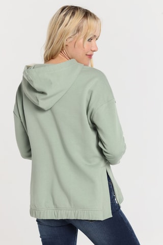 Sweat com capuz - Verde