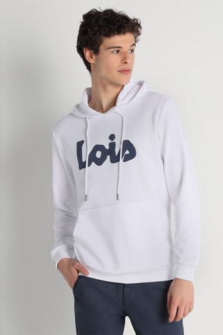 Sweat com capuz - Branco