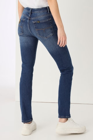 Jeans a vita alta - Blu