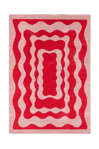 Tapis Groovy - Rouge