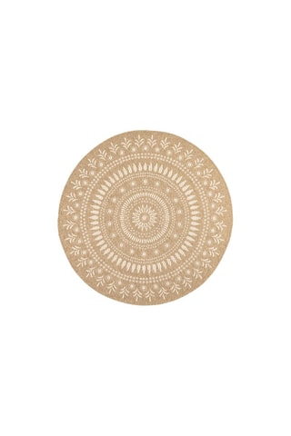 Tapis Nature - Beige et blanc