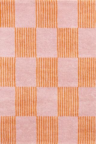 Tapete Groovy - Rosa e vermelho