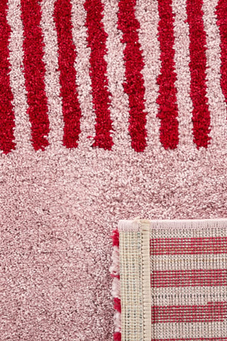 Tapete Groovy - Rosa e vermelho