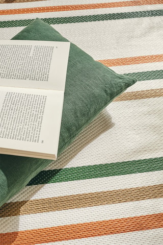 Tapis Capri - Vert et blanc