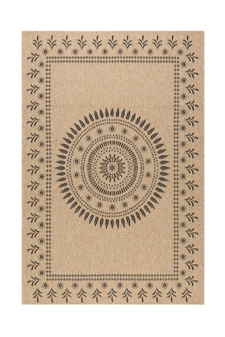 Tapis Nature - Beige et noir