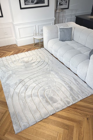 Tapis Alaska - Gris clair