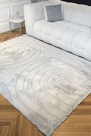 Tapis Alaska - Gris clair