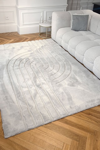 Tapis Alaska - Gris clair