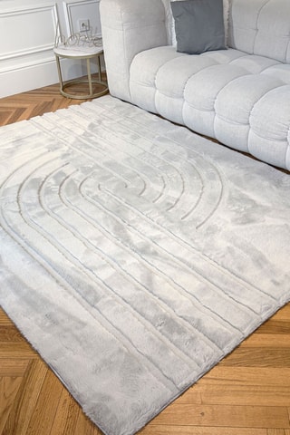 Tapis Alaska - Gris clair