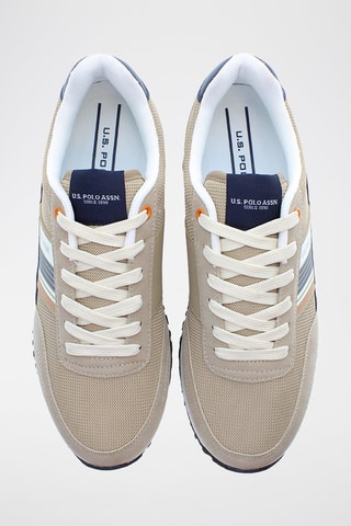 Zapatillas Xirio - Blanco, beige y azul