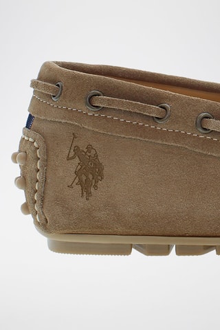 Mocasines de nobuk Pablo - Verde