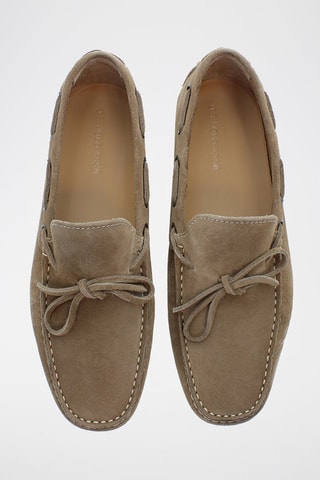 Mocasines de nobuk Pablo - Verde