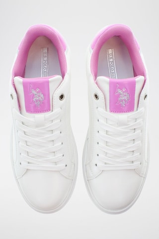 Zapatillas Yvonne - Blanco y rosa