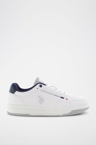 Zapatillas de piel Steve - Blanco