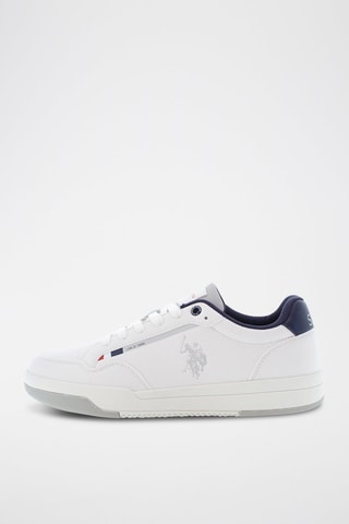 Zapatillas de piel Steve - Blanco