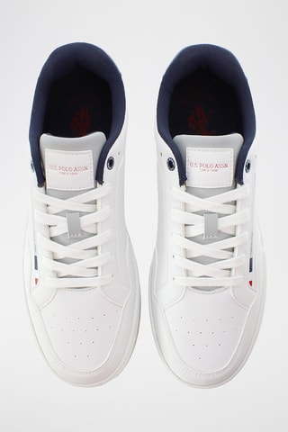 Zapatillas de piel Steve - Blanco